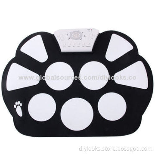 W758 USB 2.0 MIDI Soft Roll-up Drum Kit, 38.2 x 27.6cm MeasuresNew